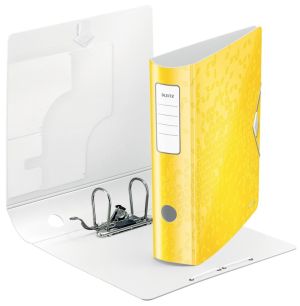 Leitz WOW classeur &agrave; levier Active, dos de 8,2 cm, jaune
