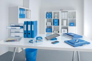Leitz WOW classeur &agrave; levier Active, dos de 8,2 cm, bleu