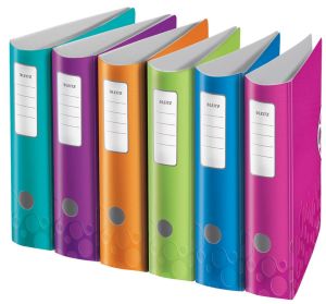 Leitz WOW ordner Active, geassorteerde kleuren, rug van 8,2 cm