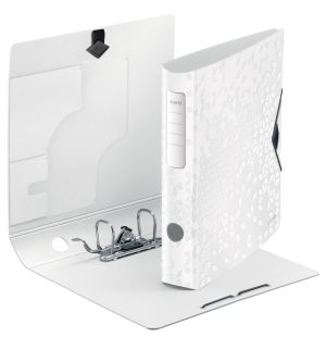 Leitz WOW classeur &agrave; levier Active, dos de 6,5 cm, blanc