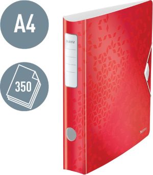 Leitz WOW ordner Active rug van 6,5 cm, rood