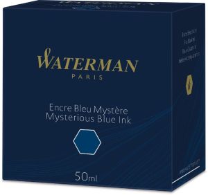 Waterman vulpeninkt 50 ml, blauw (Mysterious)