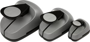 Creativ Company ponsen set, cirkel, set van 3 stuks (25 - 49 - 75 mm)