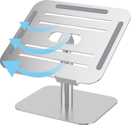 Fellowes Alumia kantelbare laptopstandaard, zilver