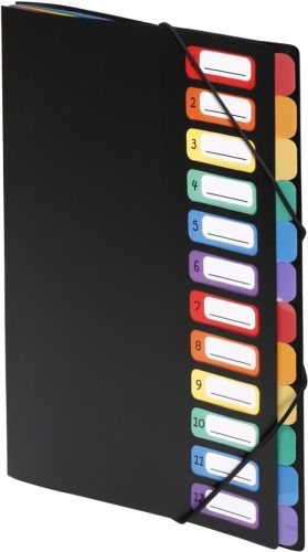 Viquel Rainbow Class sorteermap, ft A4, met 12 vakken