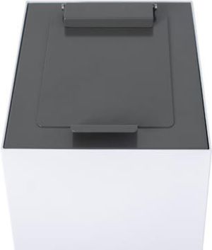 V-Part top met klep voor modulaire afvalbak 60 l, donkergrijs