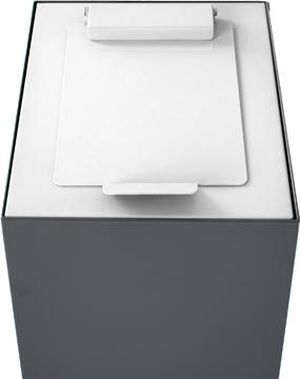 V-Part top met klep voor modulaire afvalbak 60 l, wit