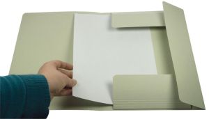 Class'ex dossiermap, 3 kleppen ft 23,7 x 32 cm (voor ft A4), grijs
