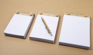 Exacompta bloc de notes FAF N&deg;2, uni, ft 16 x 10 cm