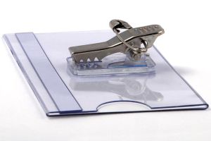 Europel badge met combiklem, ft 75 x 40 mm, 24 stuks