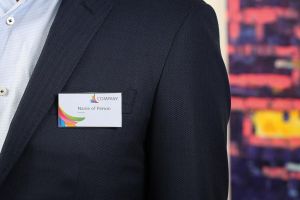 Europel badge met combiklem, ft 75 x 40 mm, 24 stuks