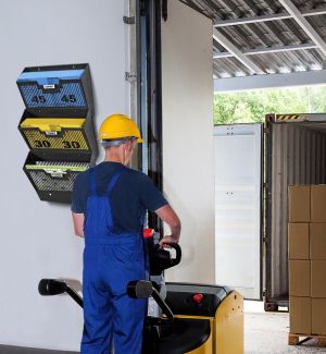 CEP First wandfolderhouder horizontaal, 1 vak, zwart