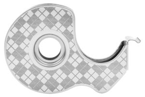 Scotch duurzame dispenser uit RVS, met 2 rolletjes Scotch Magic Tape ft 19 mm x 13,9 m