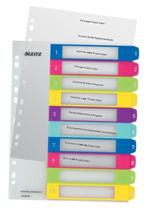 Leitz WOW printbare index, 10 tabs
