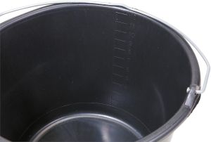 Emmer 12 liter, zwart