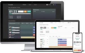 Safescan TimeMoto TM-838 SC tijdsregistratiesysteem met MIFARE, RFID en gezichtsherkenning
