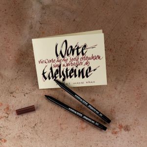 Edding Calligraphy Pen e-1255 etui van 3 stiften in geassorteerde schrijfbreedtes