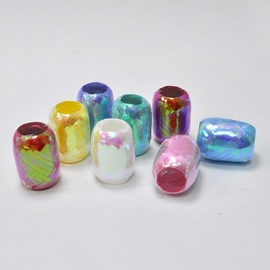 Ruban cadeau, 5 mm x 20 m, nacre, couleurs assorties