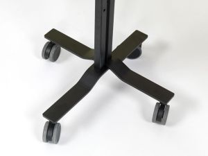 Smit Visual whiteboard, emaille, magnetisch, verrijdbaar, 75 x 120 cm