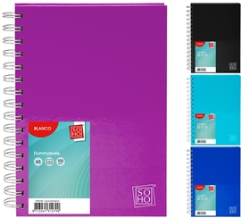 SOHO Trend spiraalschrift, A5, 192 vel, blanco