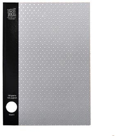 SOHO College schrift, A5, harde kaft, 80 vel, met kantlijn, blanco