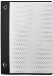 SOHO College blokschrift, A4, harde kaft, 50 vel, met kantlijn, geruit 5 mm