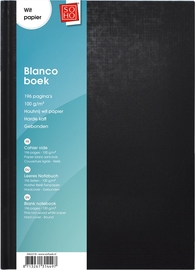 SOHO schrift, A4, harde kaft, 192 vel, 100 g, blanco, wit papier