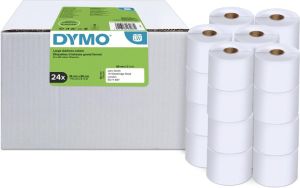 Dymo Value Pack: etiketten LabelWriter ft 89 x 36 mm, wit, doos van 24 x 260 etiketten