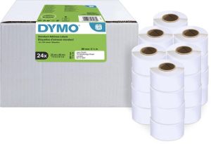 Dymo Value Pack: etiketten LabelWriter ft 89 x 28 mm, wit, doos van 24 x 130 etiketten