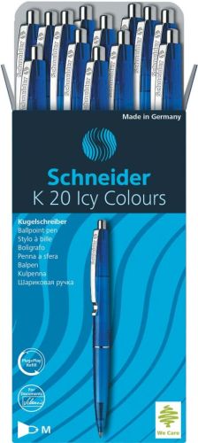 Schneider balpen K20 Icy Colours, medium, blauw