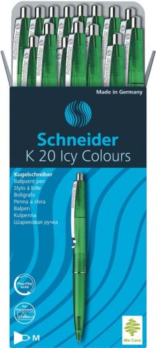 Schneider balpen K20 Icy Colours, medium, groen