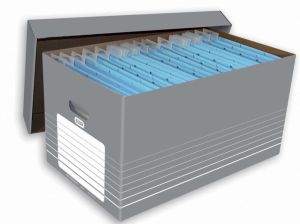 Elba opbergdoos, grijs en wit, pak van 5