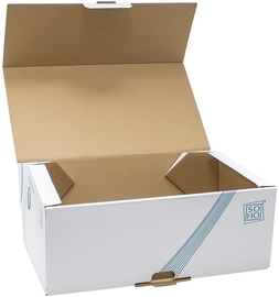 SOHO bo&icirc;te d'exp&eacute;dition, blanc,  6-XL, 48,5 x 26 x 18,5 cm