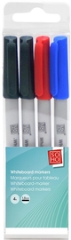 SOHO whiteboardmarker, 1 mm, ronde punt, etui van 4 stuks