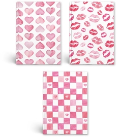 Notitieboek Love, A5, 80 vel, gelijnd