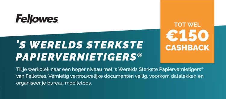 Cashback op papiervernietigers