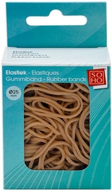 SOHO elastieken, breedte 1,5 mm, lengte 25 mm, doosje van 50 g
