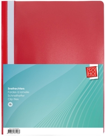 SOHO Basic snelhechtmap, A4, geassorteerde kleuren, pakje van 10 stuks