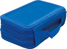 Creakit pennenzak gevuld, 55-delig, 21 x 13 x 8 cm, blauw