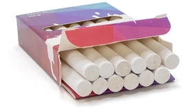 Creakit krijt, ophangetui van 12 stuks, wit