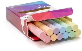 Creakit krijt, ophangetui van 12 stuks, geassorteerde kleuren