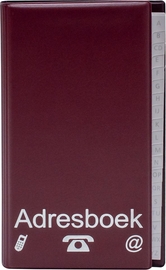 SOHO adresboek, 12,5 x 22 cm, PP, 4 ringen, geassorteerde kleuren