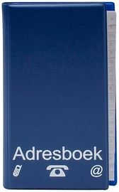 SOHO adresboek, 12,5 x 22 cm, PP, 4 ringen, geassorteerde kleuren