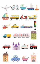 Creakit stickerboek, verschillende voorwerpen en dieren, 100 stickers