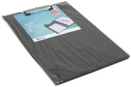 SOHO plaque &agrave; pince, A4, double, noir