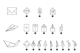 Creakit vouwblaadjes, pak van 90 vel, geassorteerde kleuren, 16 x 16 cm