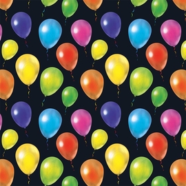 Papier cadeau, 70 cm x 2 m, ballons
