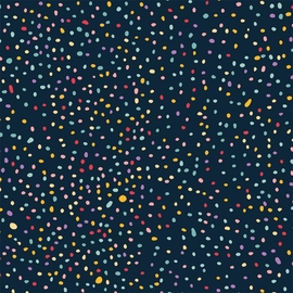 Papier cadeau, 70 cm x 2 m, Confettis et Points