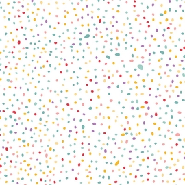Papier cadeau, 70 cm x 2 m, Confettis et Points