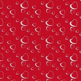 Geschenkpapier Silver Hearts, 70 cm x 2 m